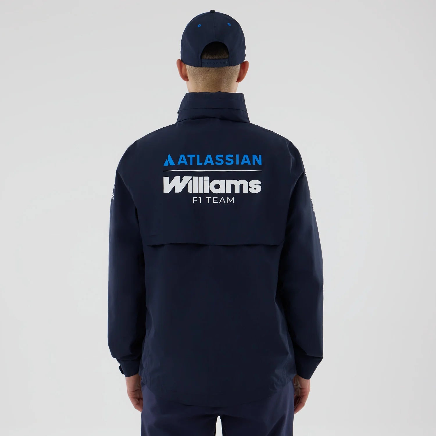 Williams F1 Team 2026 Rain Jacket Mens - Night Shift Navy