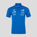 Alpine F1 Team 2026 Short Sleeve Polo Mens - Lapis Blue