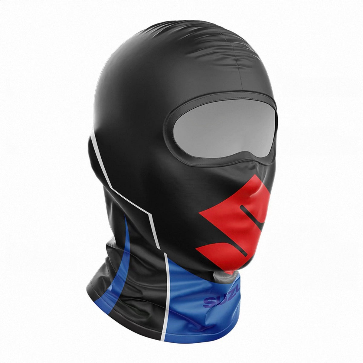 Suzuki Apex Balaclava – Black & Blue