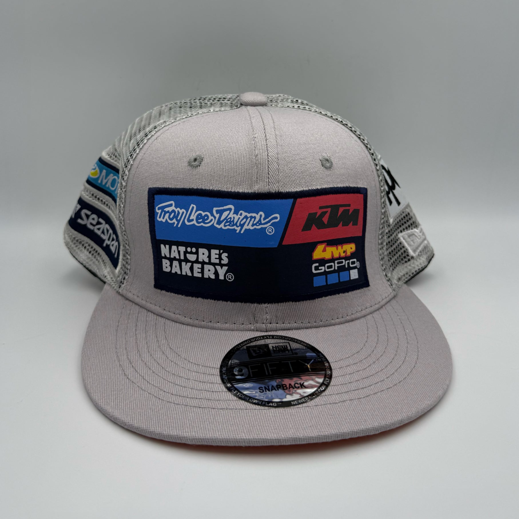 KTM Troy Lee Designs Grey Flat Trucker Cap