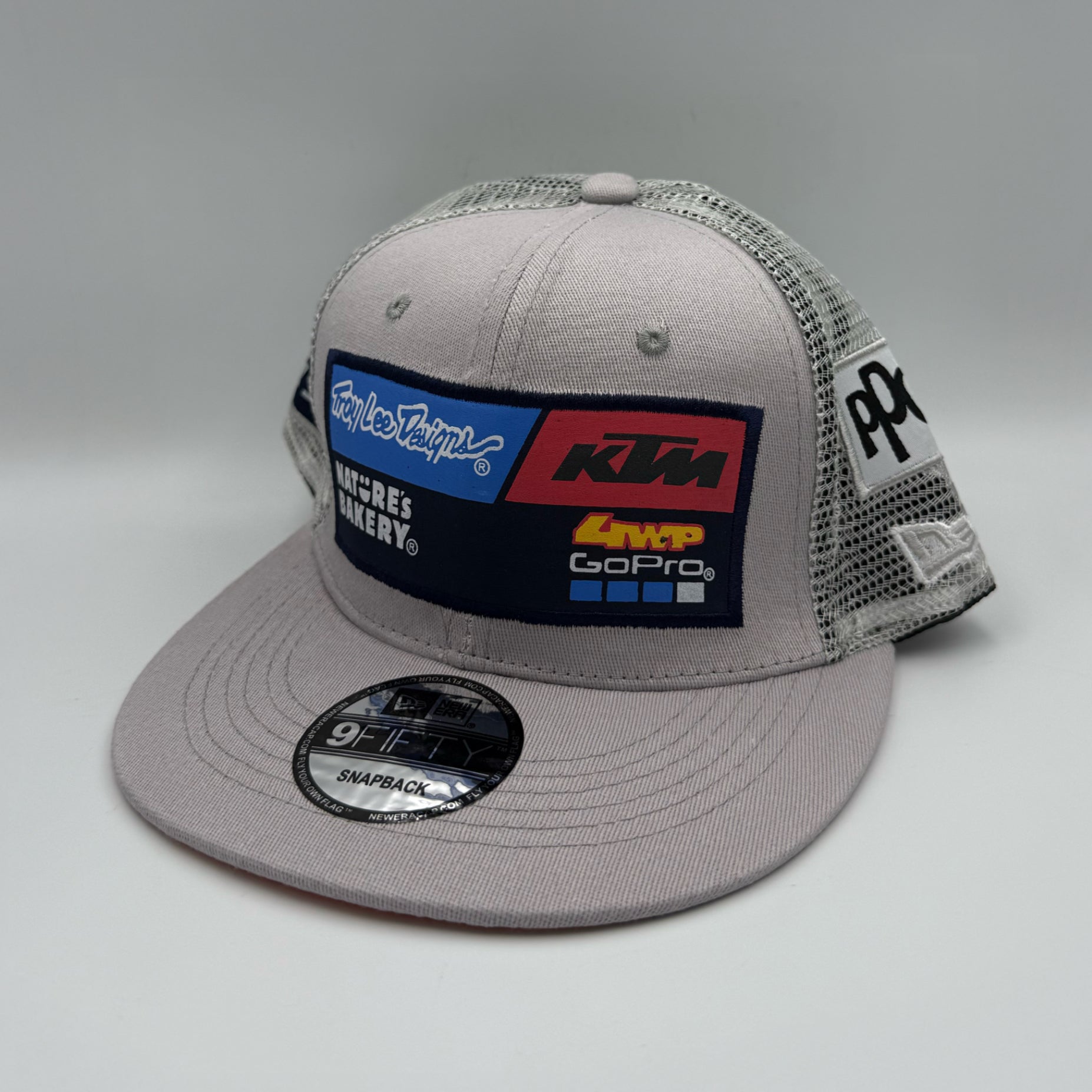 KTM Troy Lee Designs Grey Flat Trucker Cap