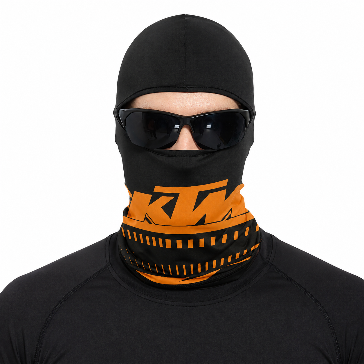 KTM Full Face Balaclava – Black & Orange