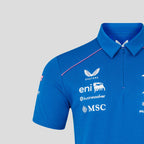 Alpine F1 Team 2026 Short Sleeve Polo Mens - Lapis Blue