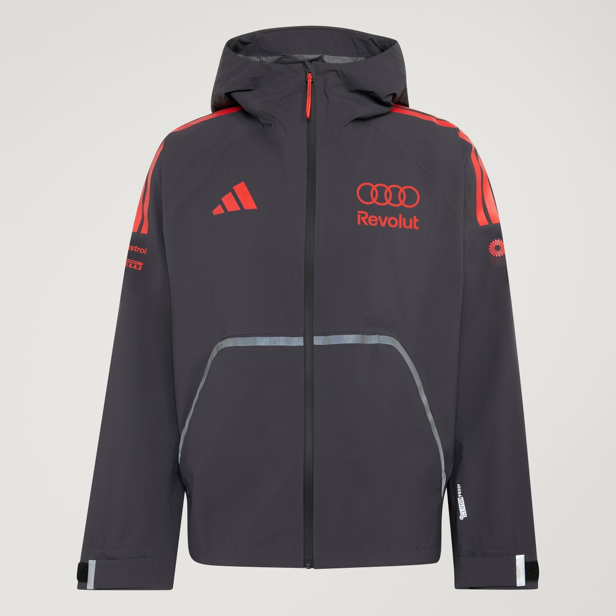 Audi Revolut F1 Team 2026 Mechanics Rain Jacket - Black — image 4