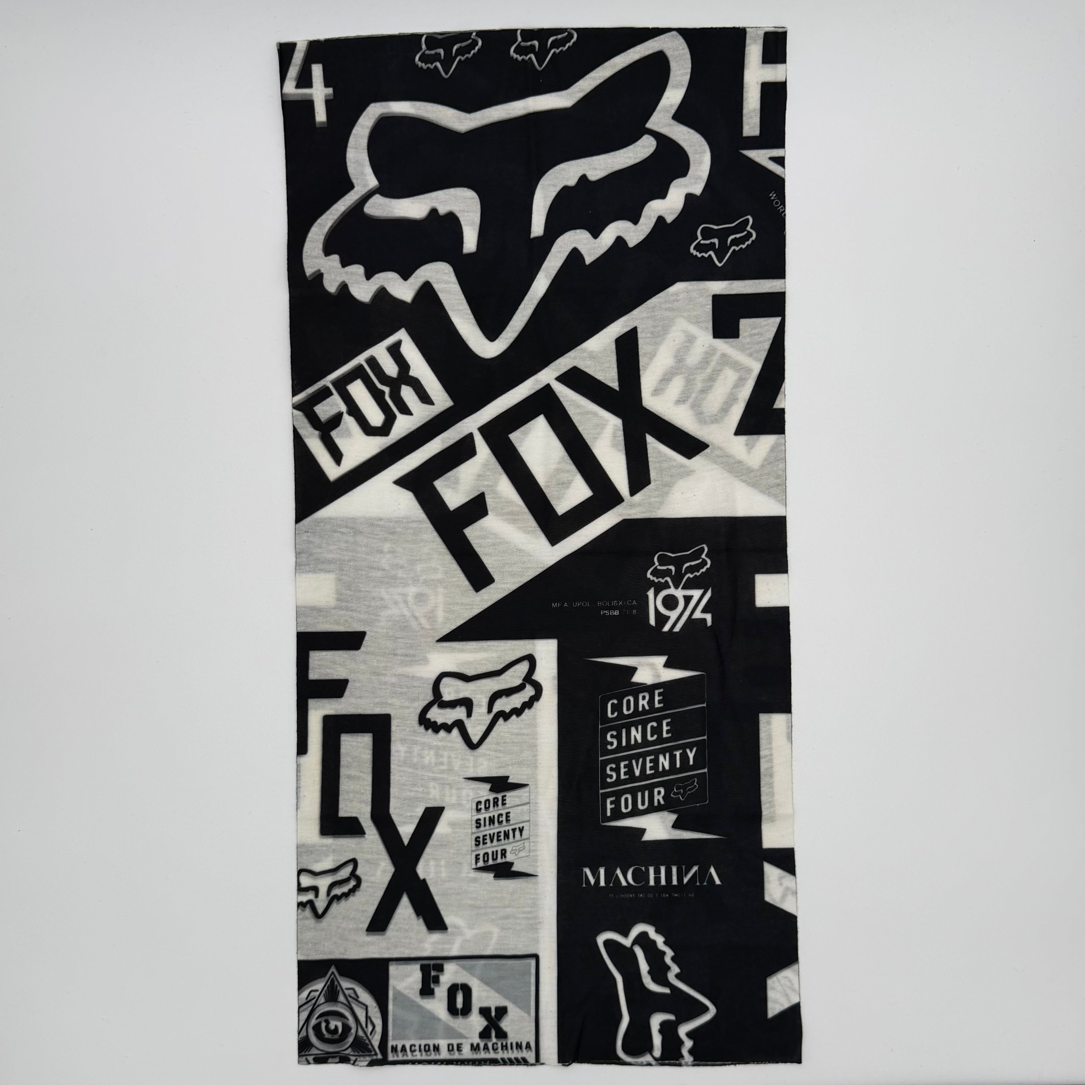 Fox Racing Graphic Neck Tube – Black & White