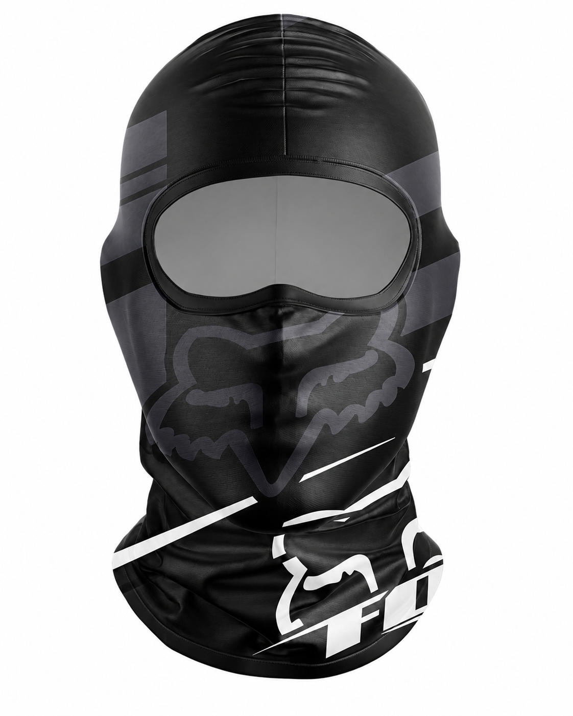 FOX Black Full Face Balaclava – Black