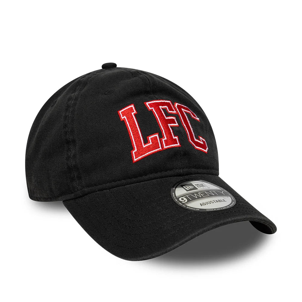 Liverpool FC Word Mark 9Twenty Cap Adults - Black