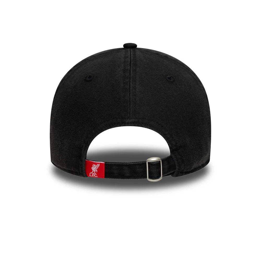 Liverpool FC Word Mark 9Twenty Cap Adults - Black