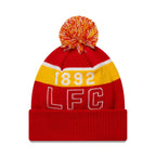 Liverpool FC Sport Cuff Beanie Adults - Scarlet/Amber Gold